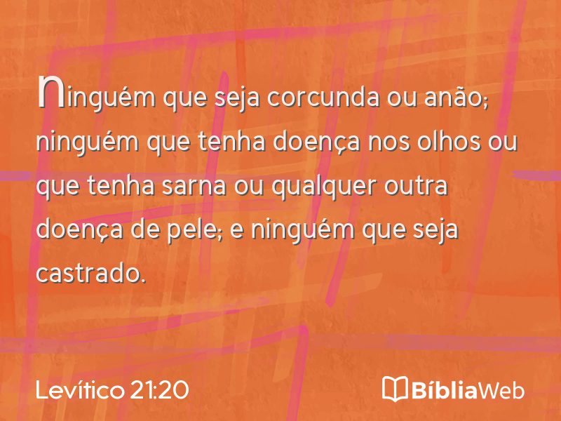 Levítico 21:20 em imagem para compartilhar