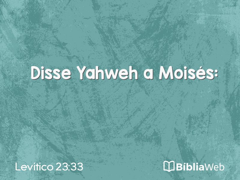 Levítico 23:33 em imagem para compartilhar