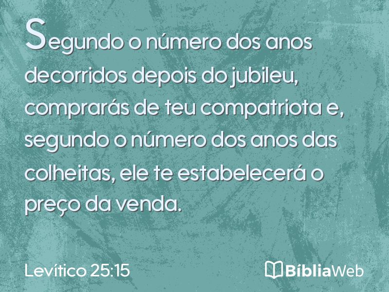 Levítico 25:15 em imagem para compartilhar