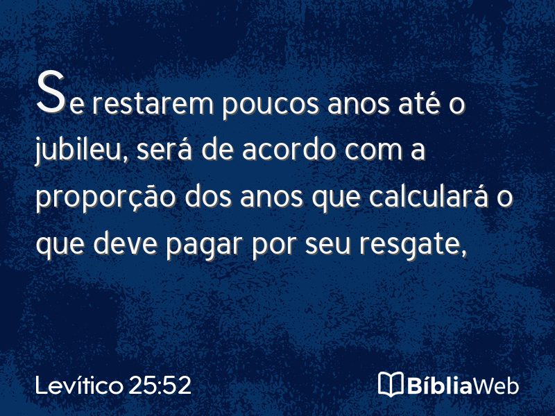 Levítico 25:52 em imagem para compartilhar