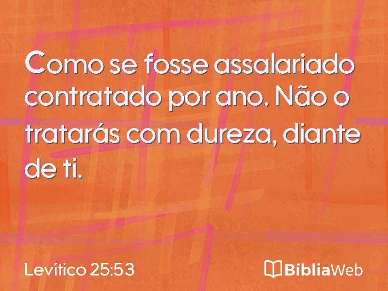 Levítico 25:53 em imagem para compartilhar