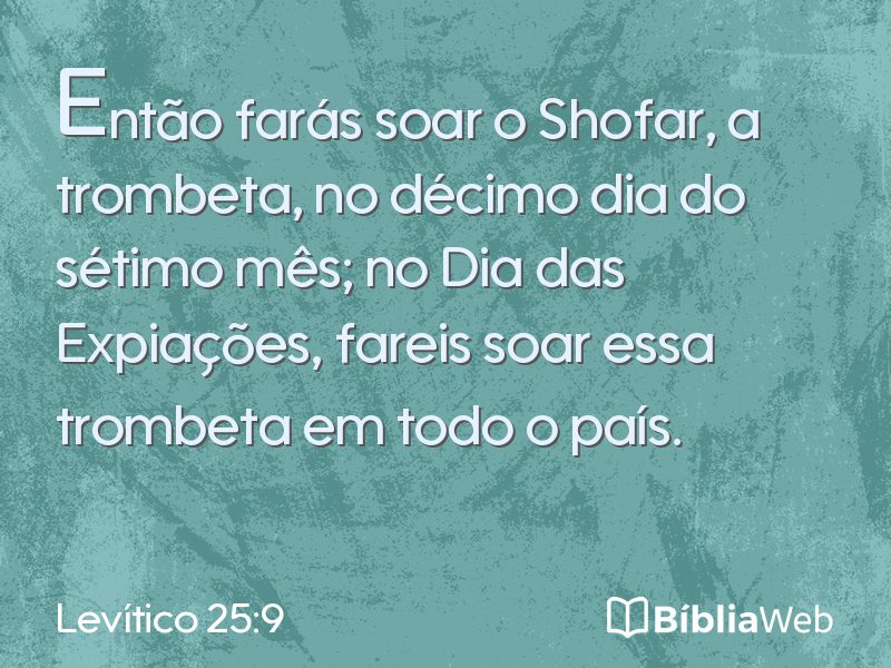 Levítico 25:9 em imagem para compartilhar