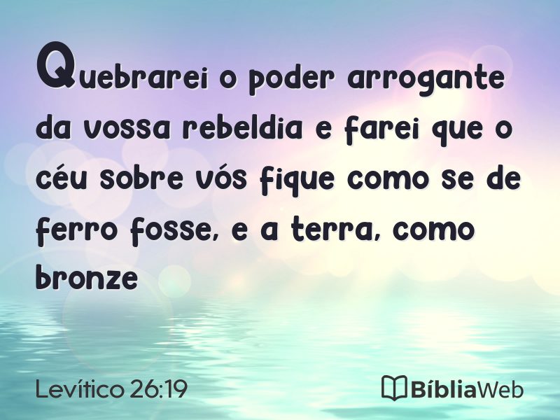 Levítico 26:19 em imagem para compartilhar