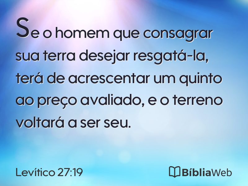 Levítico 27:19 em imagem para compartilhar