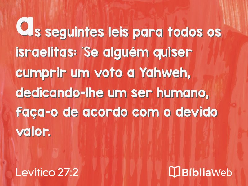Levítico 27:2 em imagem para compartilhar