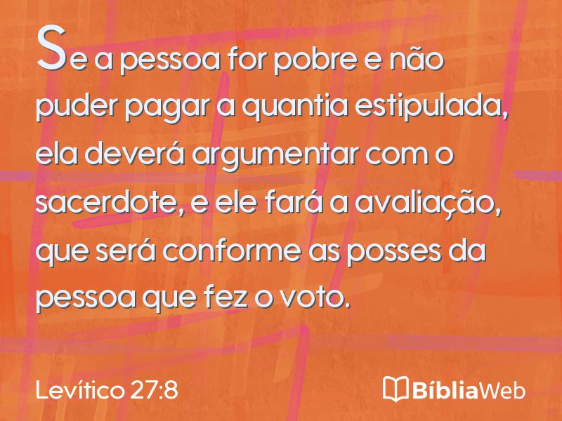 Levítico 27:8 em imagem para compartilhar