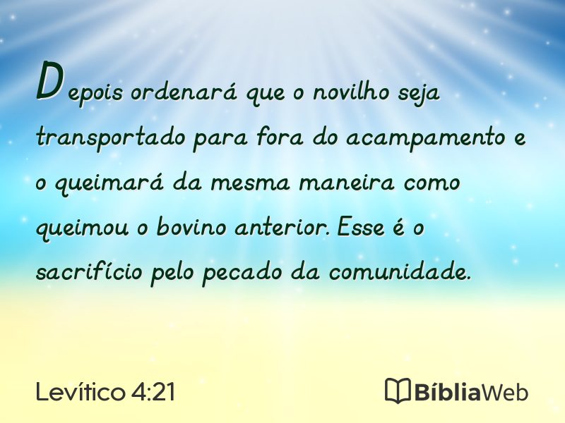 Levítico 4:21 em imagem para compartilhar
