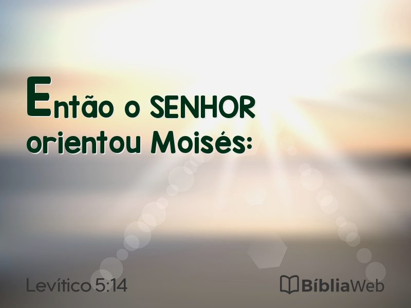 Levítico 5:14 em imagem para compartilhar