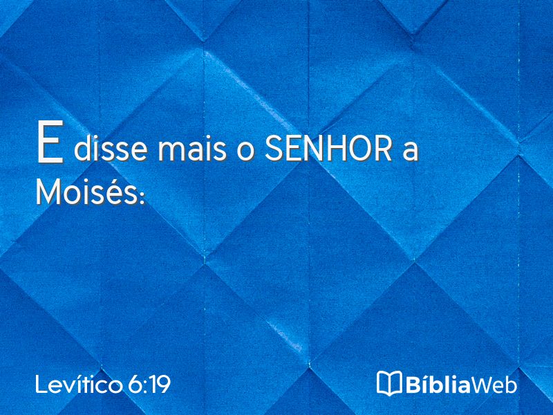 Levítico 6:19 em imagem para compartilhar