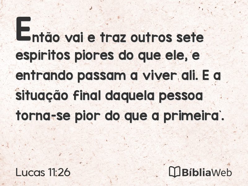 Lucas 11:26 em imagem para compartilhar