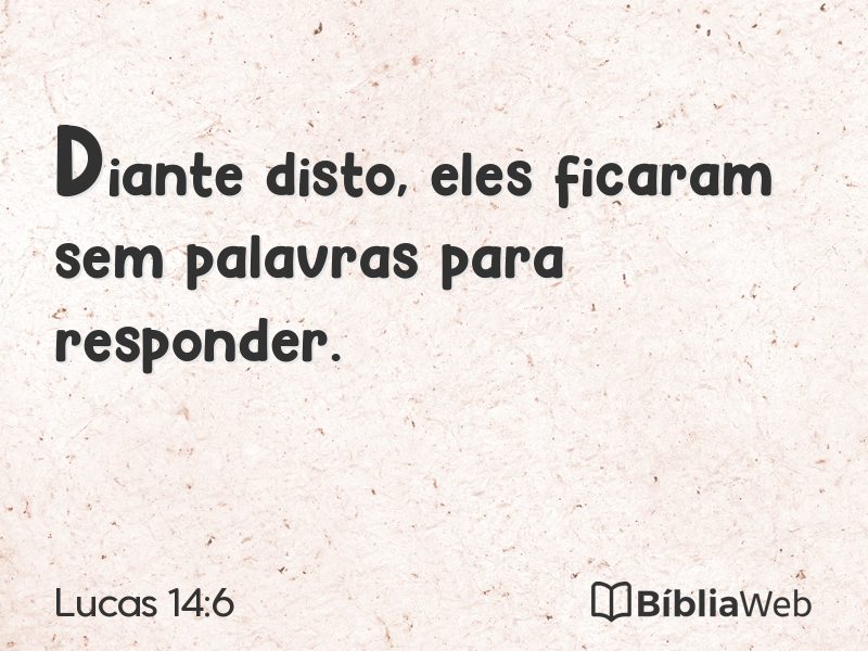 Lucas 14:6 em imagem para compartilhar