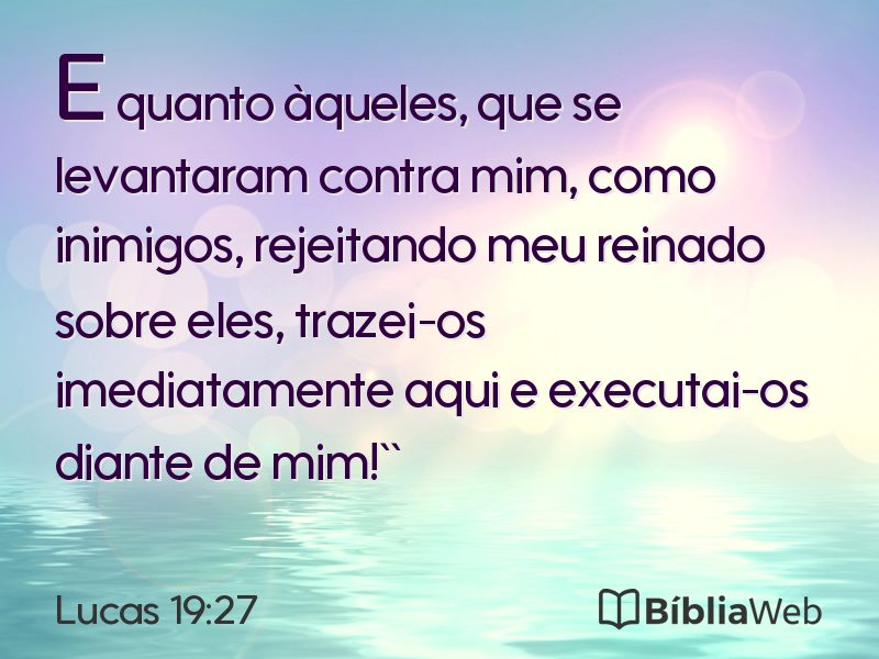 Lucas 19:27 em imagem para compartilhar