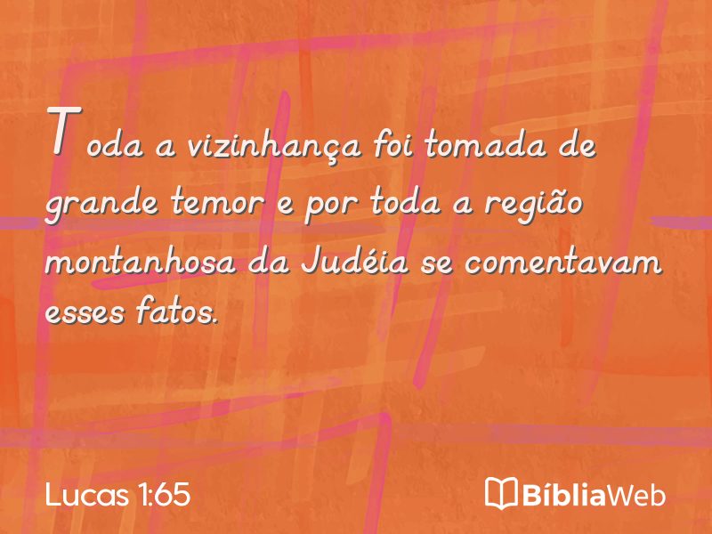 Lucas 1:65 em imagem para compartilhar