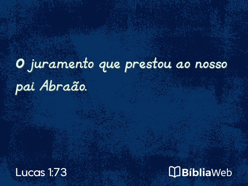 Lucas 1:73 em imagem para compartilhar
