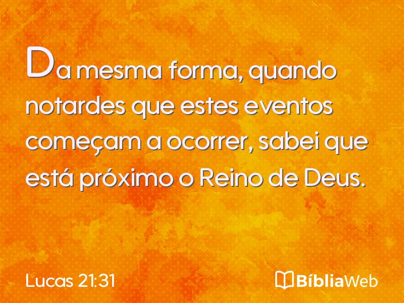 Lucas 21:31 em imagem para compartilhar