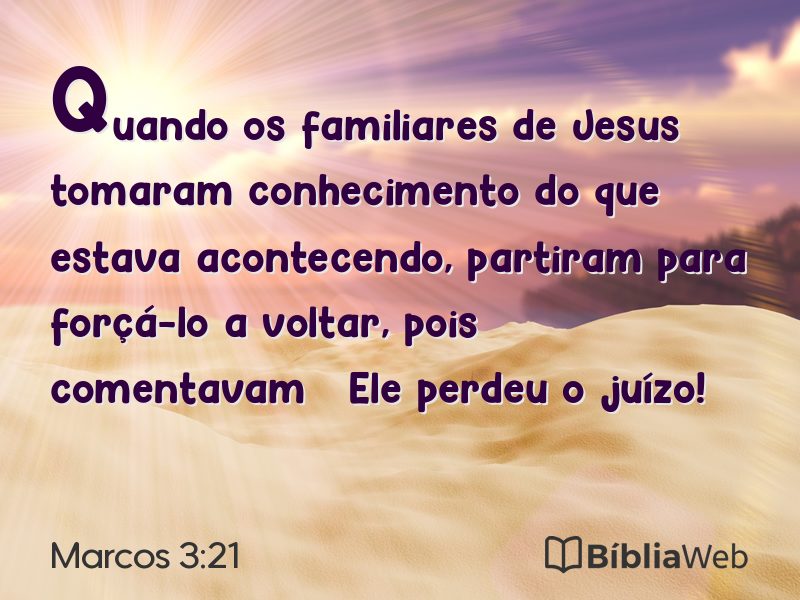 Marcos 3:21 em imagem para compartilhar