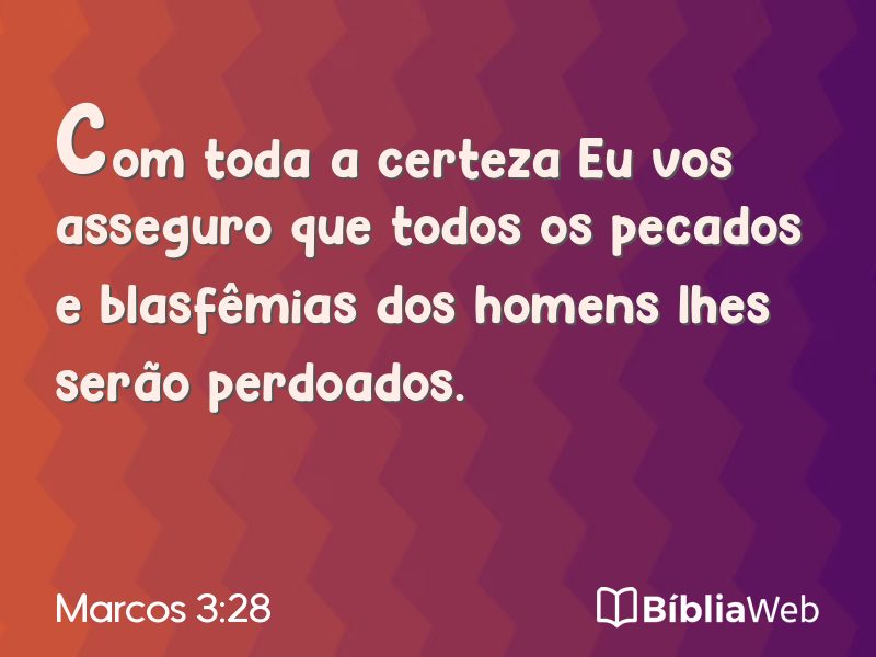 Marcos 3:28 em imagem para compartilhar