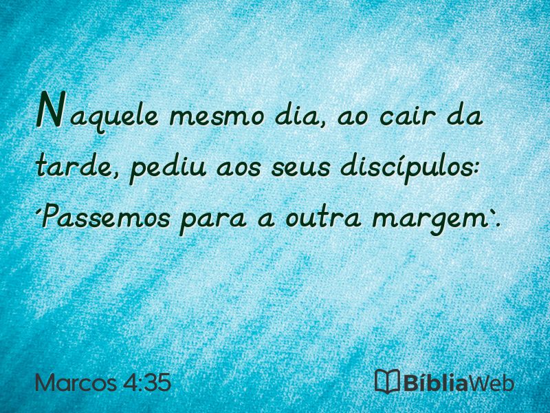 Marcos 4:35 em imagem para compartilhar