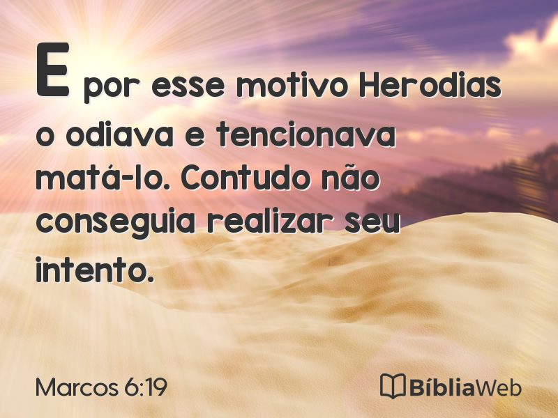 Marcos 6:19 em imagem para compartilhar