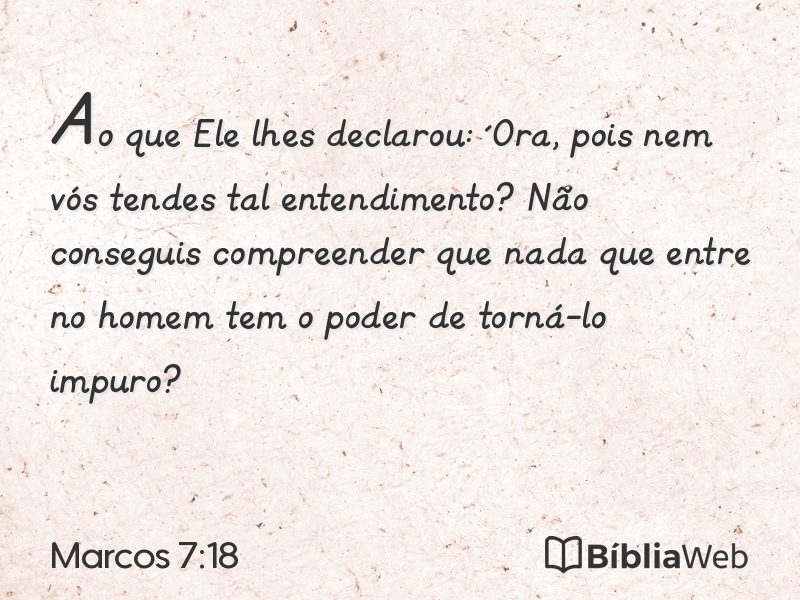 Marcos 7:18 em imagem para compartilhar
