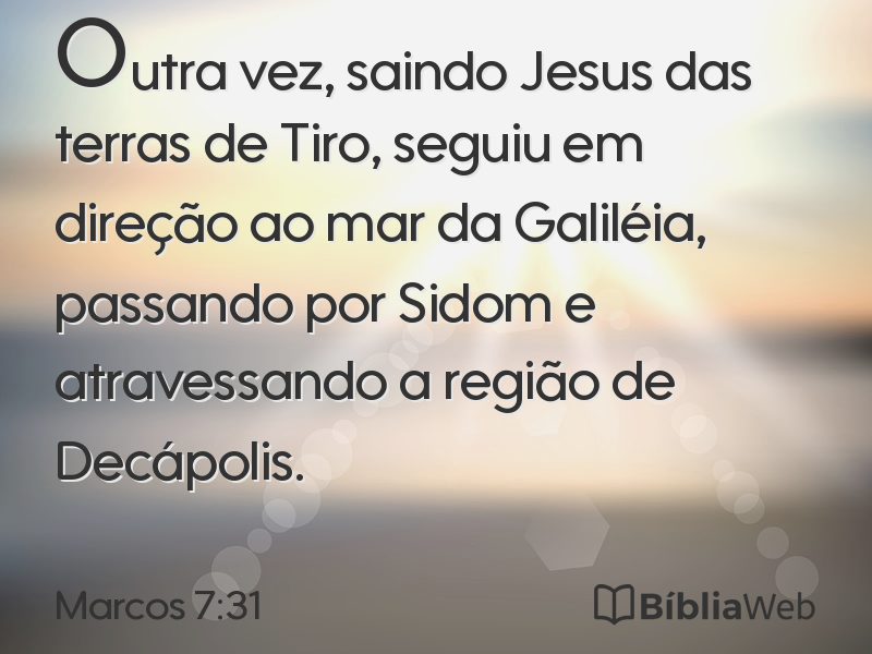Marcos 7:31 em imagem para compartilhar