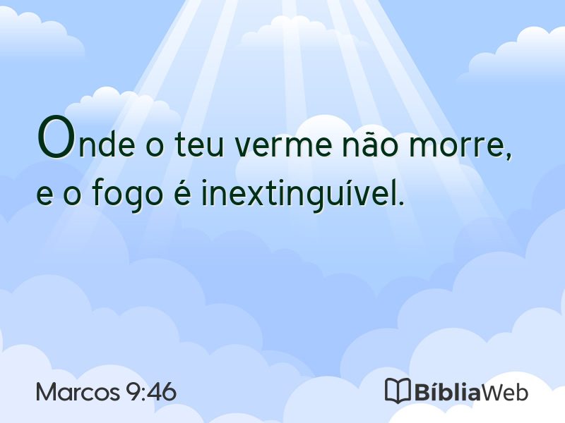 Marcos 9:46 em imagem para compartilhar