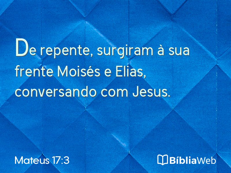 Mateus 17:3 em imagem para compartilhar