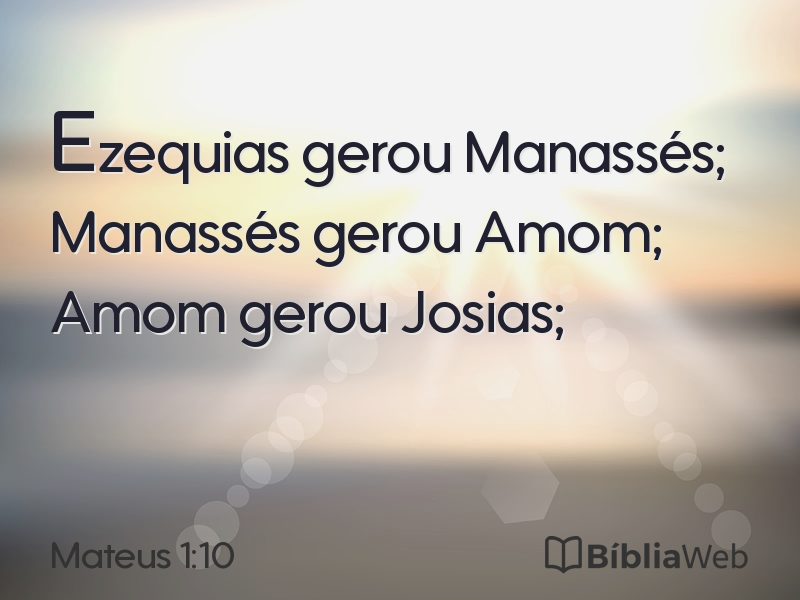 Mateus 1:10 em imagem para compartilhar
