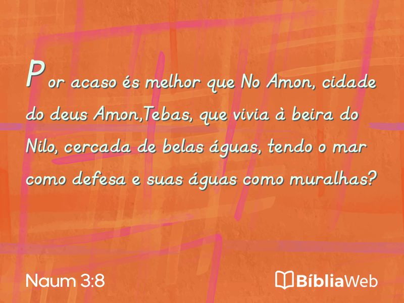 Naum 3:8 em imagem para compartilhar