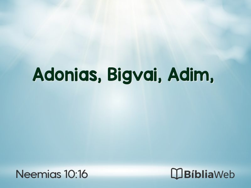 Neemias 10:16 em imagem para compartilhar