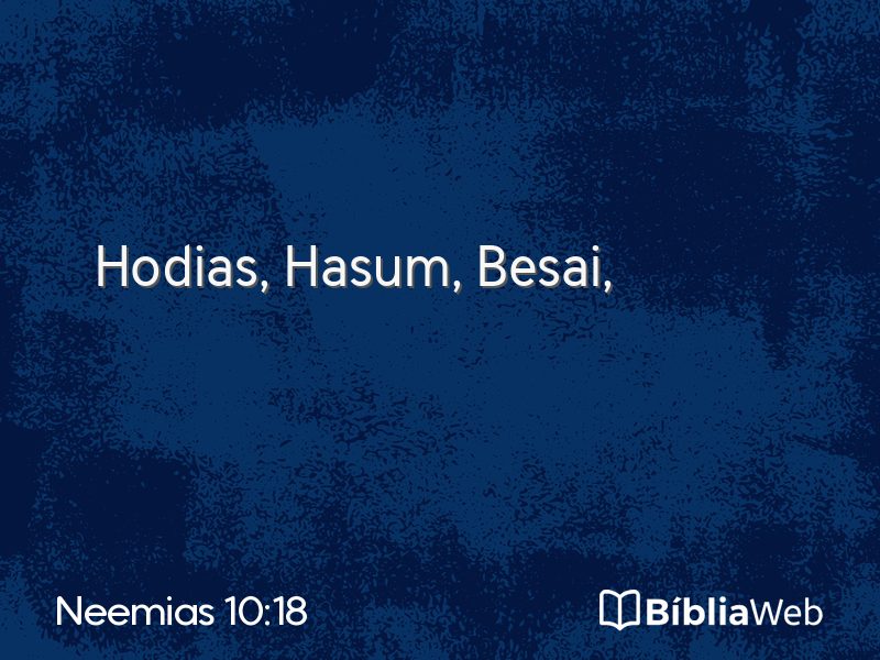 Neemias 10:18 em imagem para compartilhar