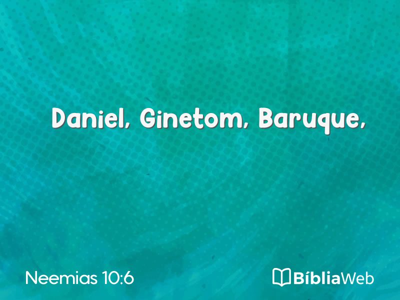 Neemias 10:6 em imagem para compartilhar
