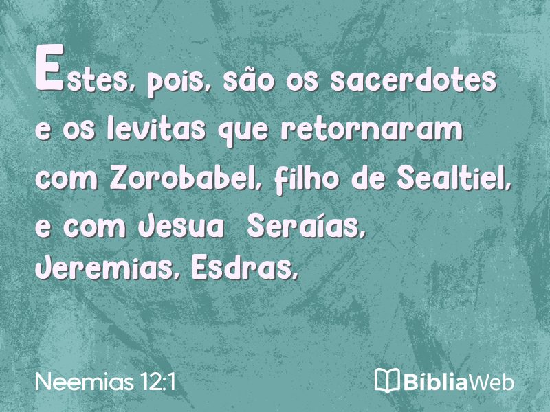 Neemias 12:1 em imagem para compartilhar