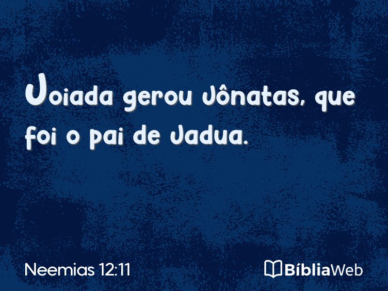 Neemias 12:11 em imagem para compartilhar