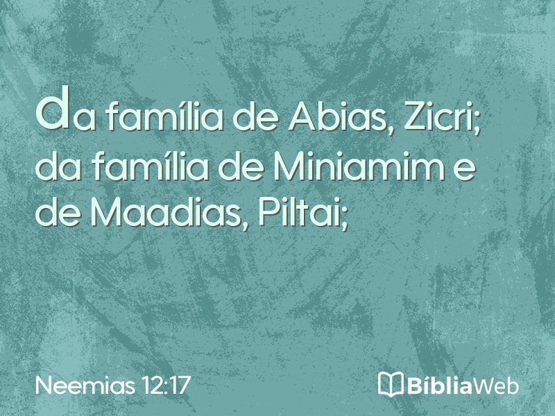 Neemias 12:17 em imagem para compartilhar