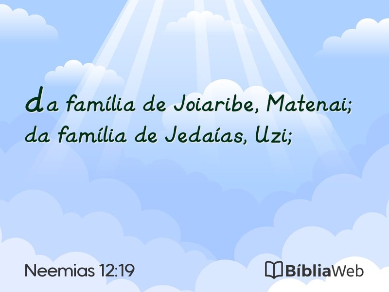 Neemias 12:19 em imagem para compartilhar