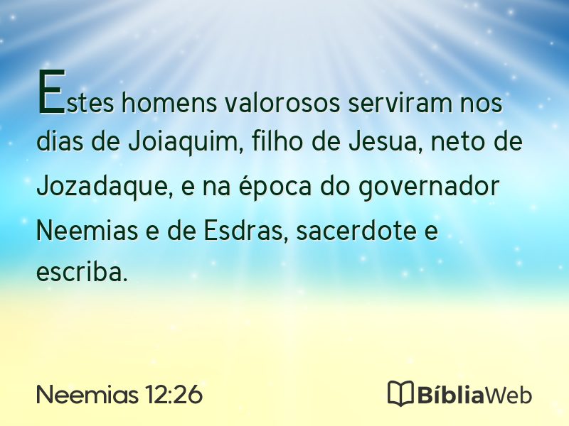 Neemias 12:26 em imagem para compartilhar