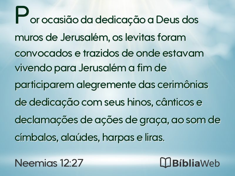 Neemias 12:27 em imagem para compartilhar