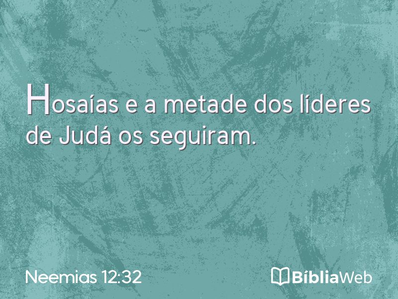 Neemias 12:32 em imagem para compartilhar