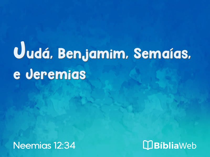 Neemias 12:34 em imagem para compartilhar