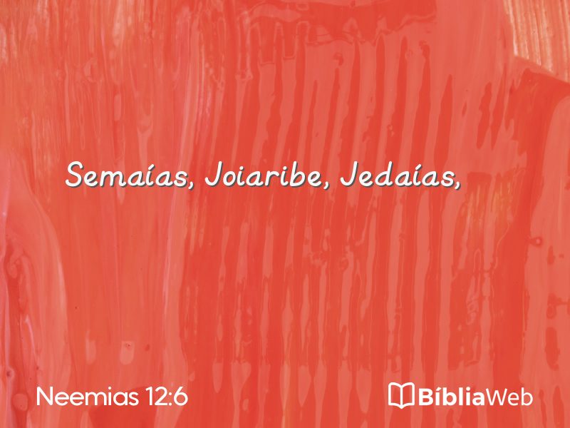 Neemias 12:6 em imagem para compartilhar