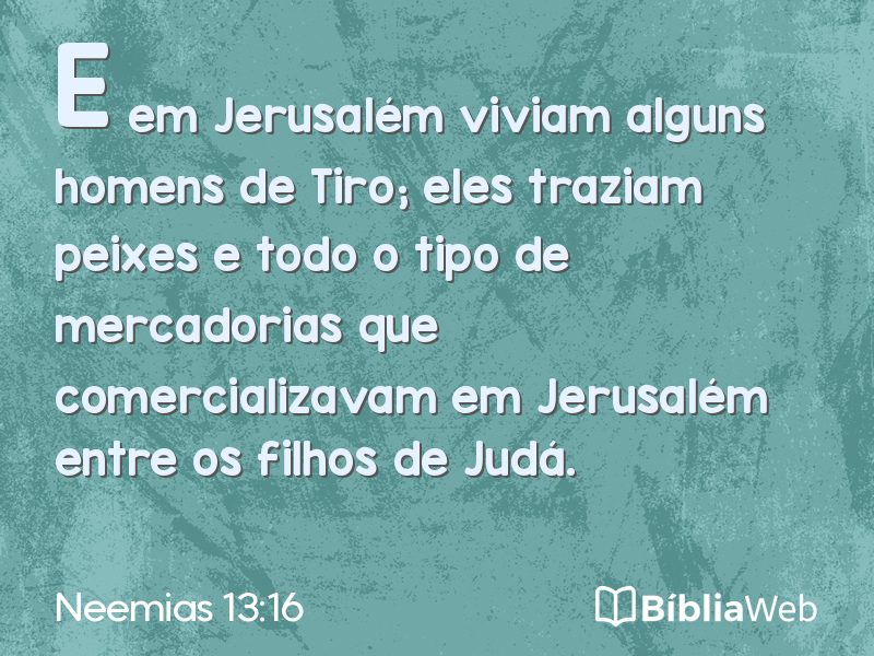 Neemias 13:16 em imagem para compartilhar