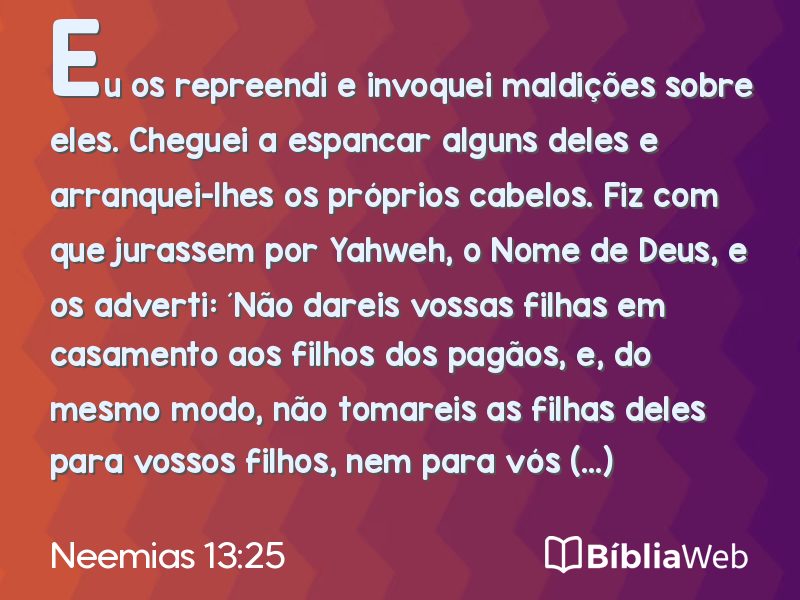 Neemias 13:25 em imagem para compartilhar