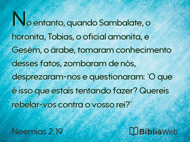 Neemias 2:19 em imagem para compartilhar