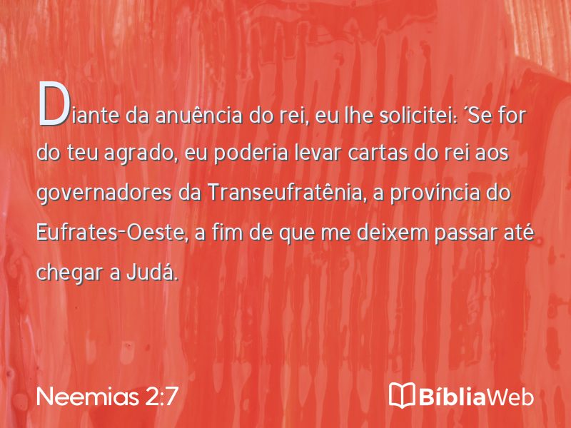 Neemias 2:7 em imagem para compartilhar