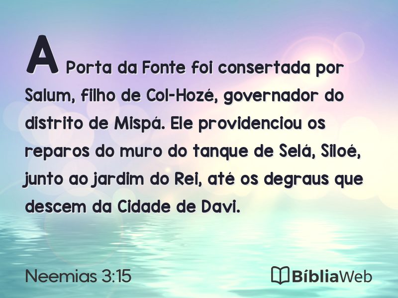 Neemias 3:15 em imagem para compartilhar