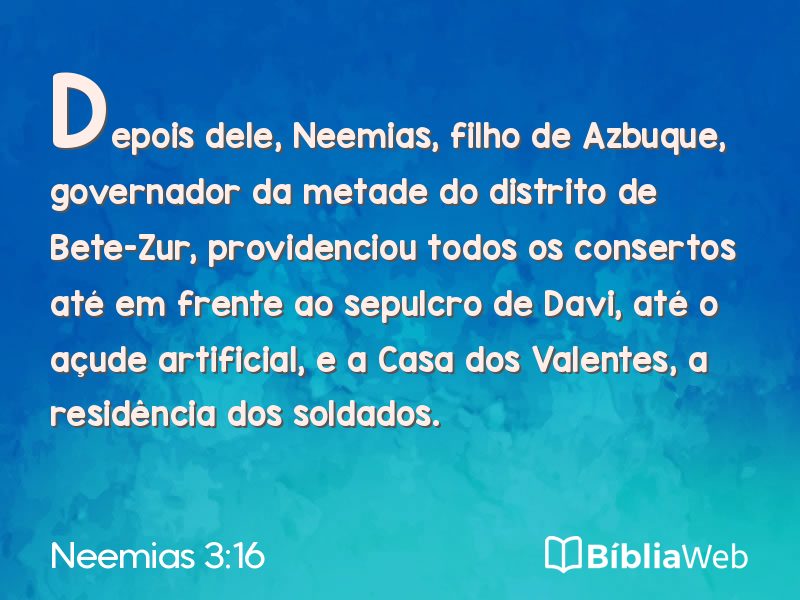 Neemias 3:16 em imagem para compartilhar