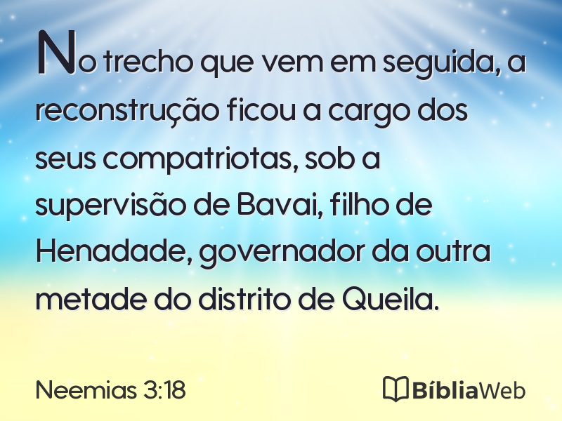 Neemias 3:18 em imagem para compartilhar