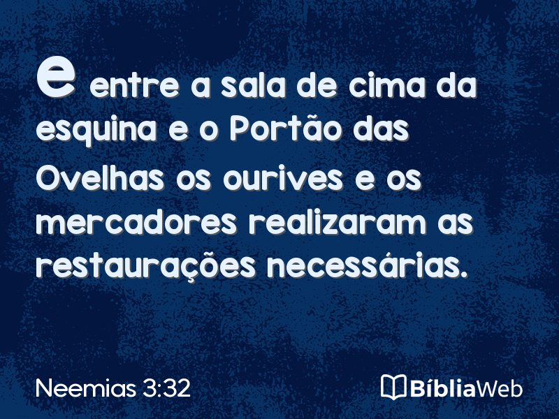 Neemias 3:32 em imagem para compartilhar