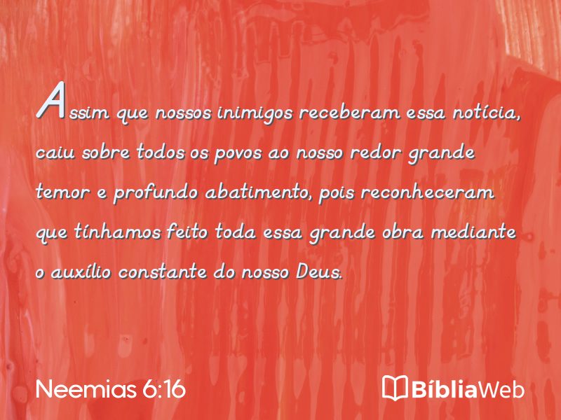 Neemias 6:16 em imagem para compartilhar